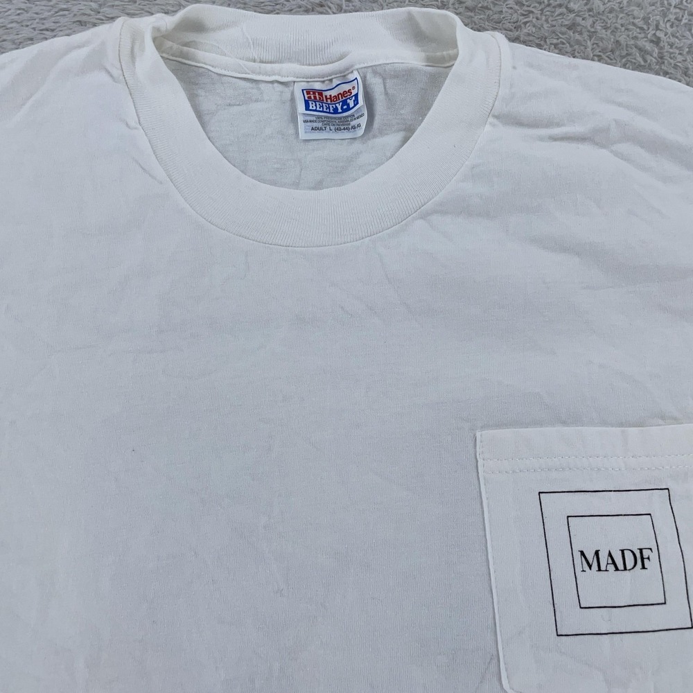Vtg Bernard L. Madoff Investment Securities Pocket Shirt M/L Bernie MADF Ponzi - Picture 2 of 8
